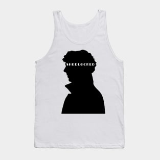 Sherlock silhouette design Tank Top